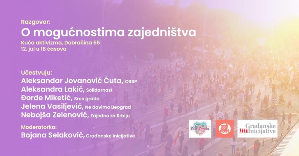 Tribina "O mogućnostima zajedništva" sutra u 12 časova 1