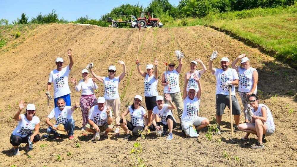 Volonteri kompanije NIS posadili povrće i začinsko bilje u bašti namenjenoj Superherojima iz NURDOR roditeljskih kuća 1 Volonteri kompanije NIS posadili povrće i začinsko bilje u bašti namenjenoj Superherojima iz NURDOR roditeljskih kuća 1