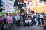 Protest protiv kompanije Rio Tinto u Šapcu Šabac protiv kompanije Rio Tinto: Nećemo baterije, već hranu i vodu (FOTO,VIDEO) 19