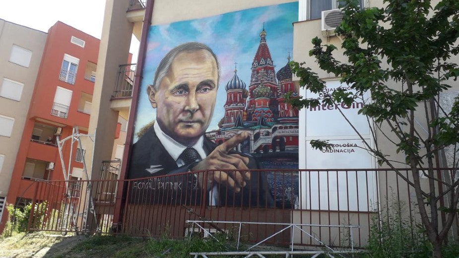 Mural sa likom Putina u Vranju međunarodna atrakcija 1