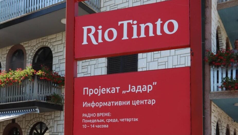 Rio Tinto opredelio 2,4 milijarde dolara za realizaciju projekta Jadar 1