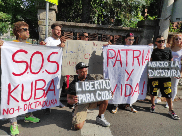 Protest Kubanaca u Beogradu, podrška nezadovoljnim sunarodnicima 3