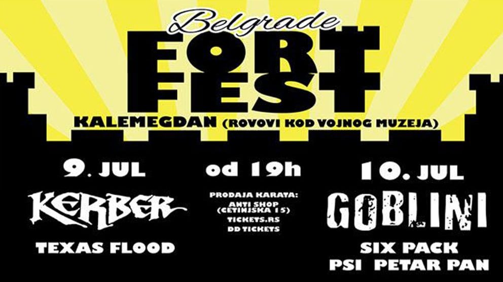 Prognozirana grmljavina hedlajnera na Kalemegdanu 1