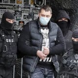 Stadion Partizan, policija hapsenje Velja Nevolja Veljko Belivuk 4.2.2021.