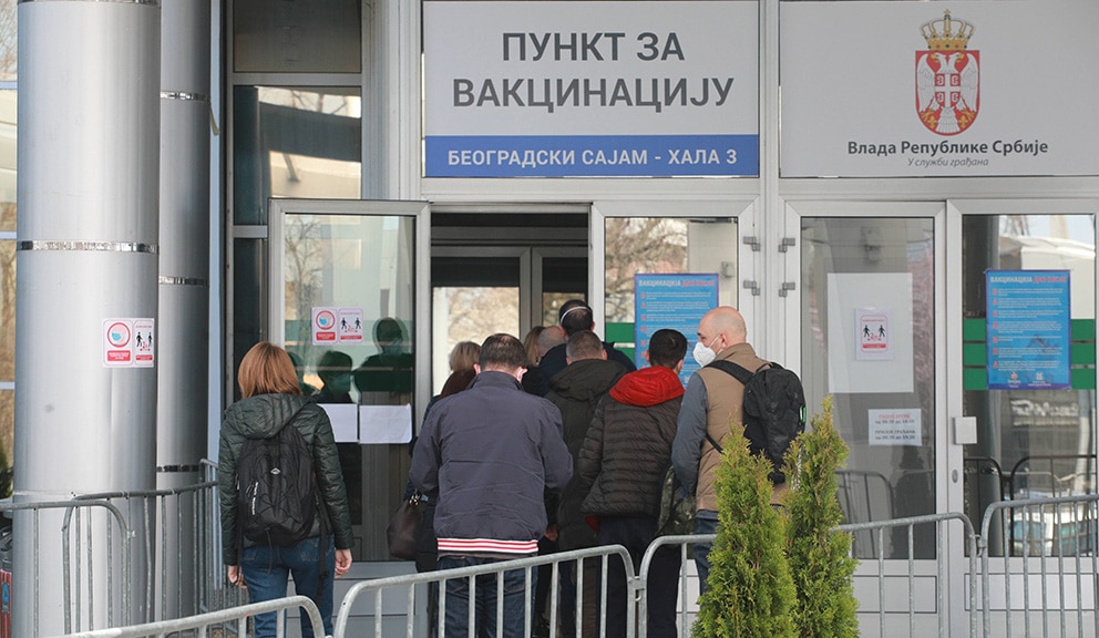 Prvu dozu vakcine u Beogradu primilo oko 800.000 osoba 1