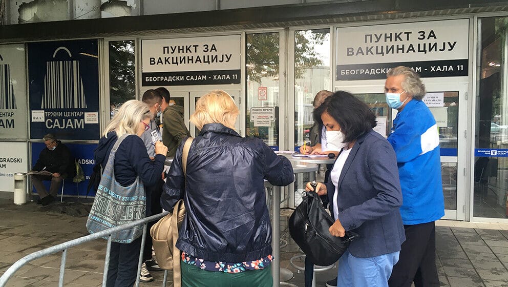 Turubatović: Blago povećanje broja vakcinisanih na Beogradskom sajmu 1