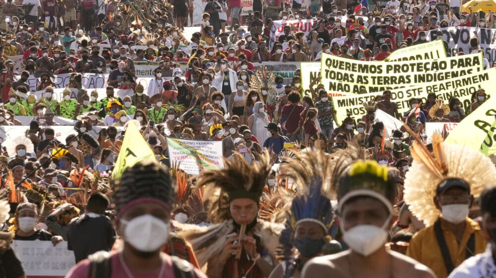 Hiljade brazilskih domorodaca protestovale uoči presude o pravu na zemlju 1