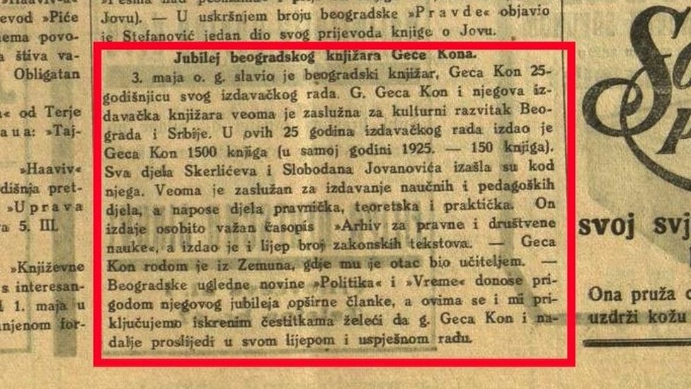 Srbija, istorija i izdavaštvo: Od navodnog prodavca pornografije do izdavača udžbenika - ko je bio Geca Kon 5 geca kon jubilej