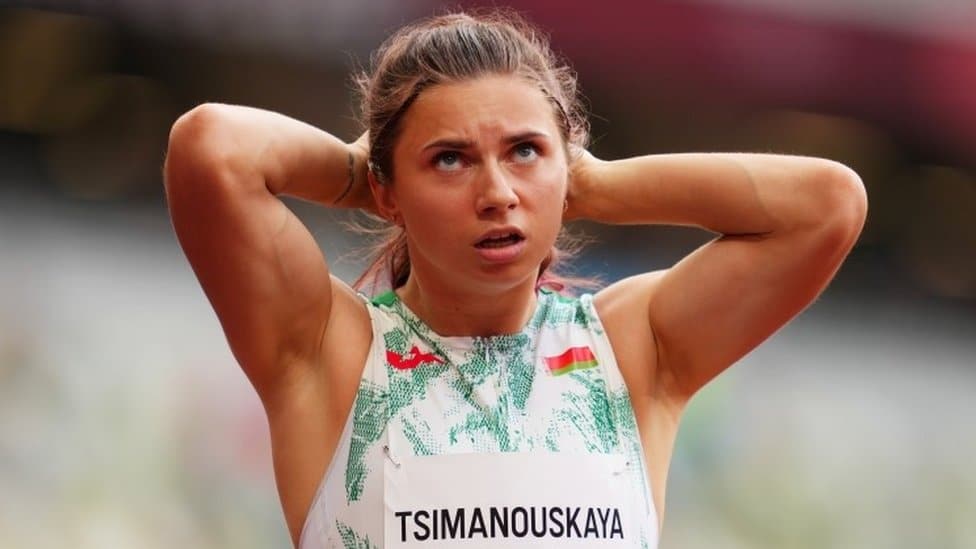 Olimpijske igre i Belorusija: Beloruska sprinterka otišla iz Japana za Beč 2 Krystsina Tsimanouskaya at the Tokyo Olympics. Photo: 30 July 2021