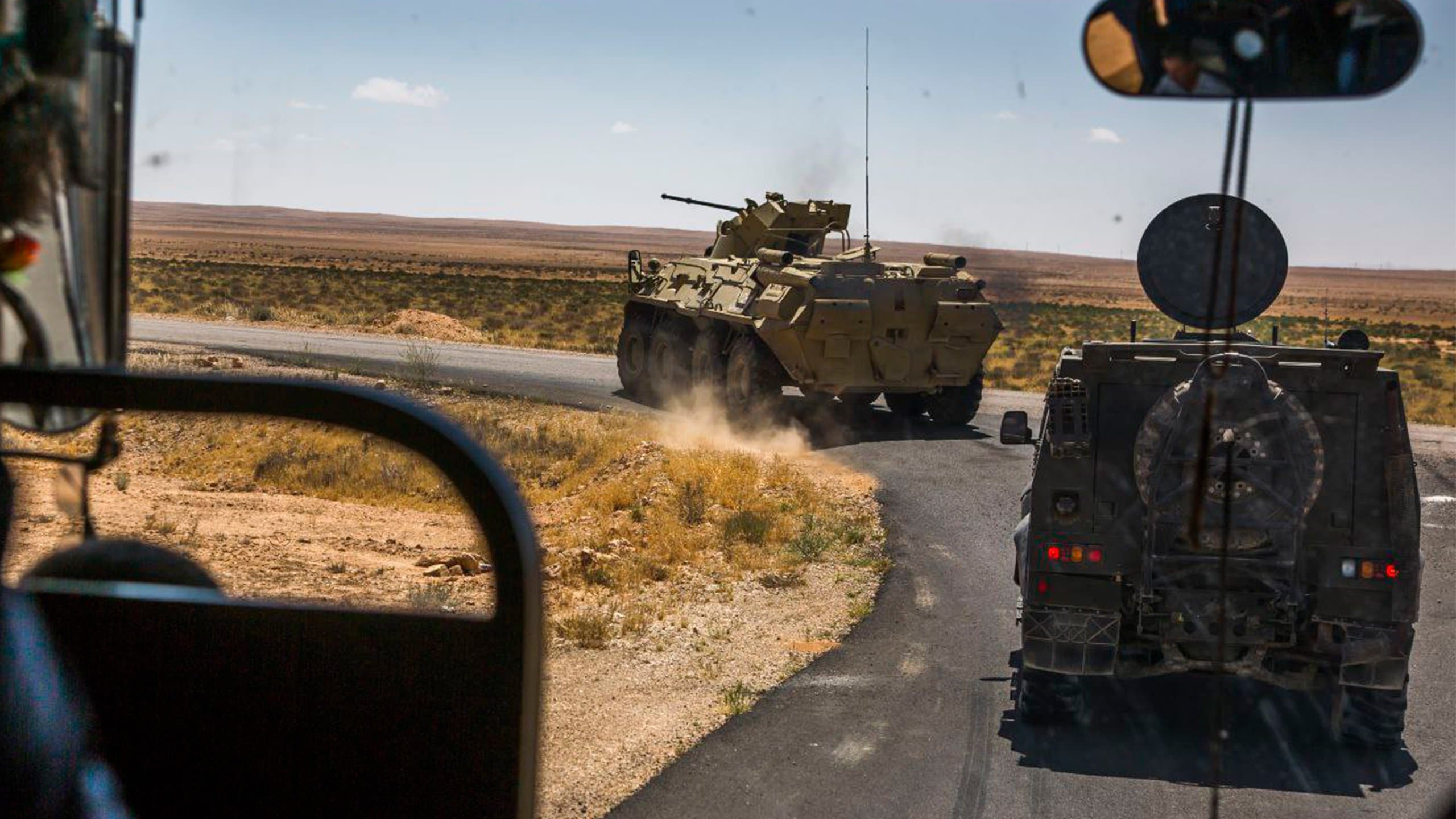 Rusija, Libija i plaćenici: Izgubljeni tablet i tajni dokumenti 13 Wagner in Palmyra, Syria, 2016 (Source: Telegram group for the mercenary community)