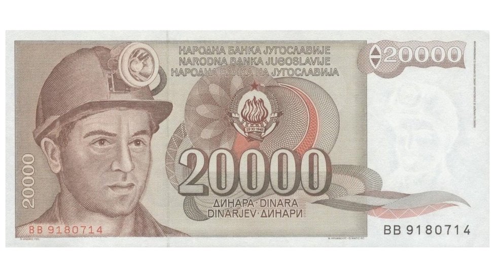 Jugoslavija, socijalizam: Alija Sirotanović, zaboravljeni junak satkan od ideala 2 Alija Sirotanović na novčanici od 20.000 dinara