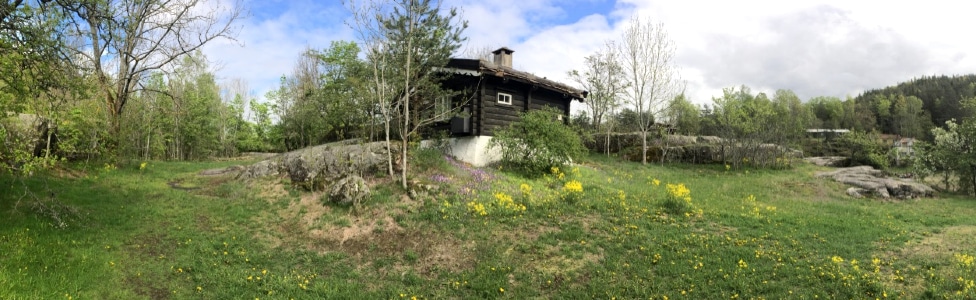 Norveška, Drugi svetski rat i nacizam: Proveo sam noć u Kvislingovoj kolibi 2 Panorama of the cabin
