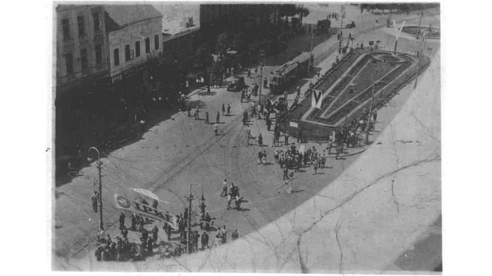 Nekadašnji Pozorišni trg na kom su žrtve obešene