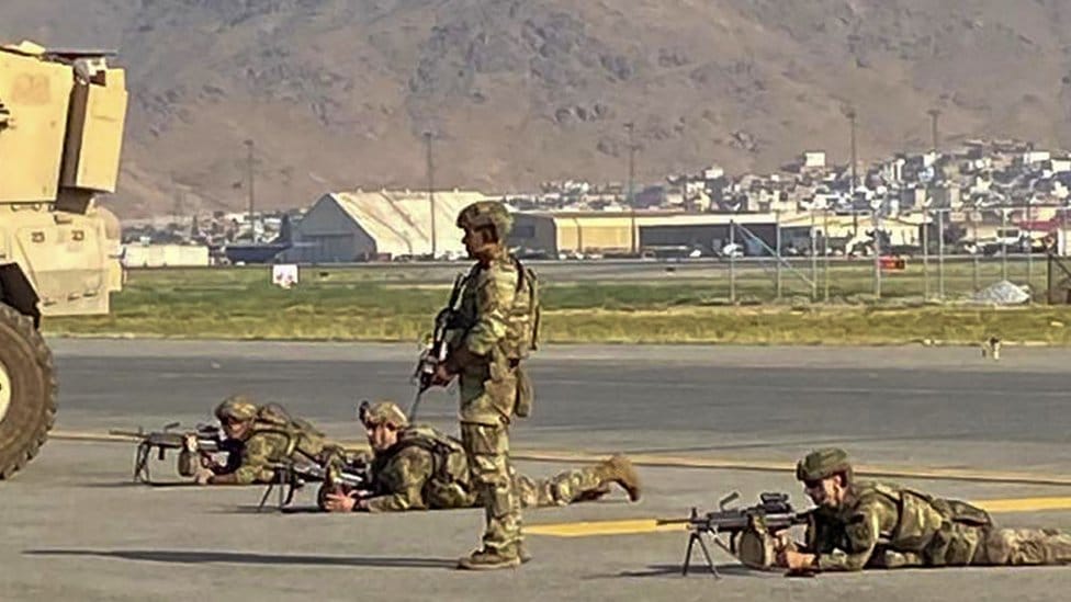 američki vojnici na aerodromu u Kabulu