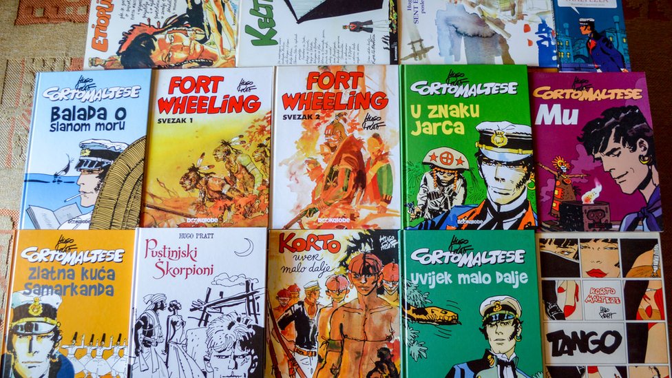 Korto Malteze je najpoznatija zbirka stripova Huga Prata
