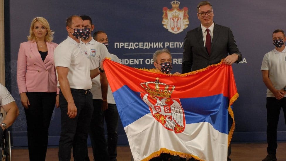 paraolimpijci i Vučić
