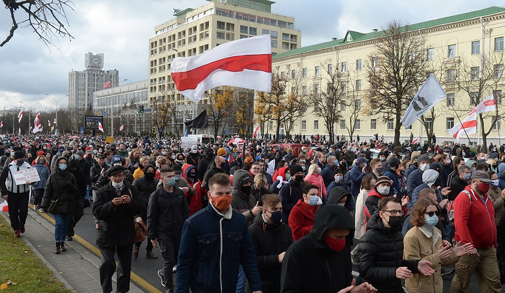 Beloruski fotoreporter pred sudom u Minsku zbog fotografisanja demonstracija 1