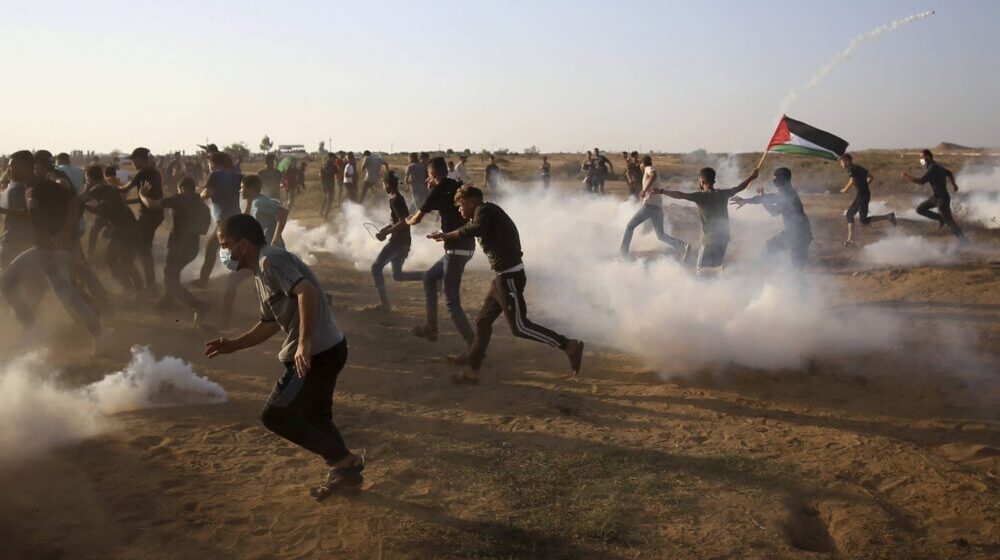 Stotine Palestinaca ponovo demonstrirale na granici Gaze i Izraela 1