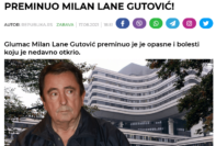 Tabloidi objavili dezinformaciju da je Milan Lane Gutović preminuo 2
