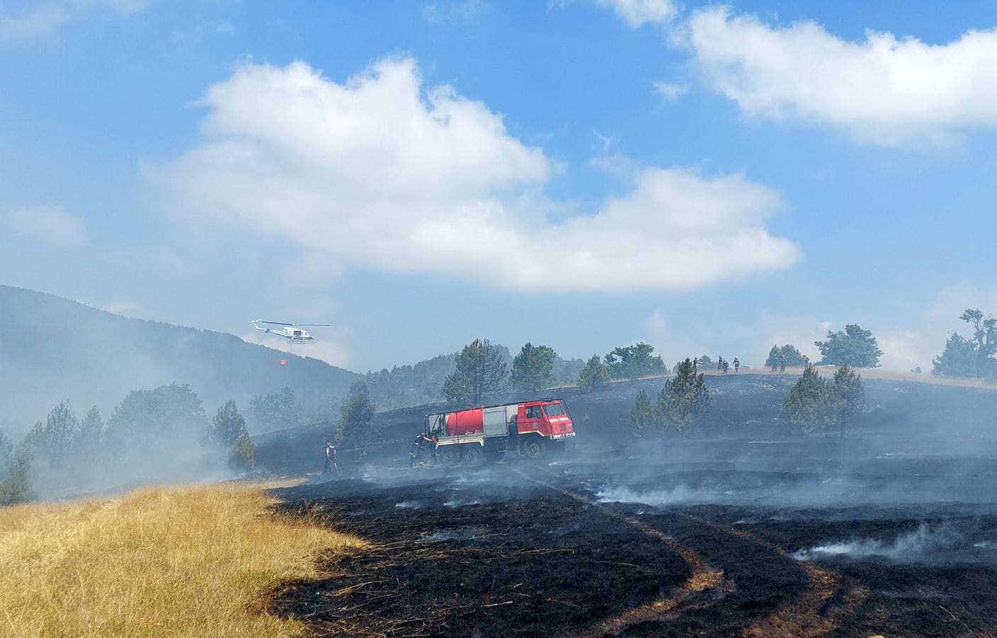 Srušio se avion koji je gasio požar na Zakintosu, pilot nije povređen i evakuisan je 1