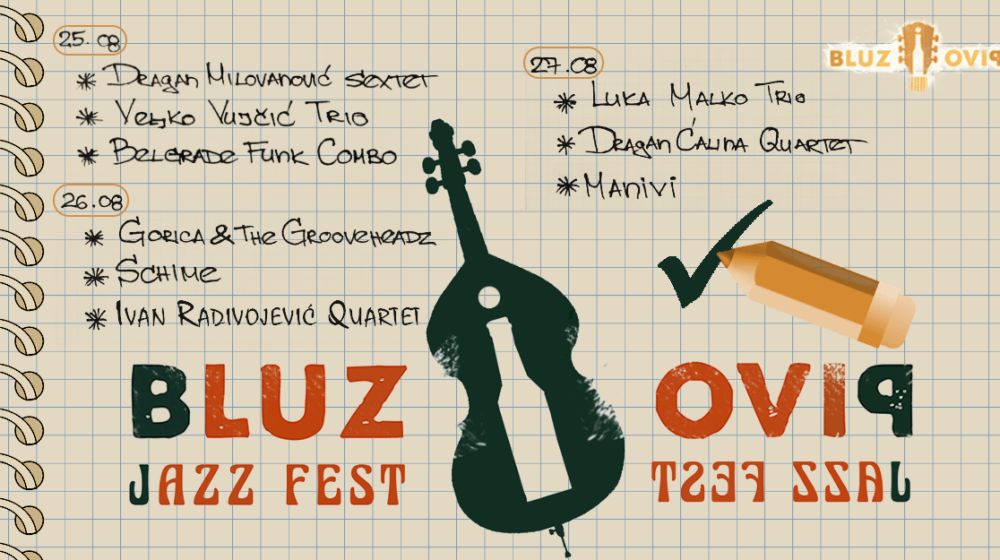 Džez festival u Cetinjskoj od 25. do 27. avgusta 1
