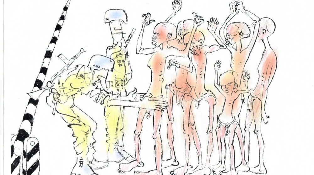 Božo Stefanović iz Sarajeva pobednik 21. Salona antiratne karikature u Kragujevcu 1