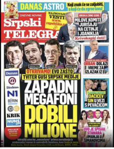 Vučićev bilten - Srpski telegraf u kampanji protiv profesionalnih medija 2