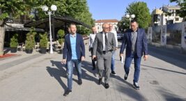 Goran Vesić u Lazarevcu Vesić: Centar Lazarevca dobija trg i podzemnu garažu 2