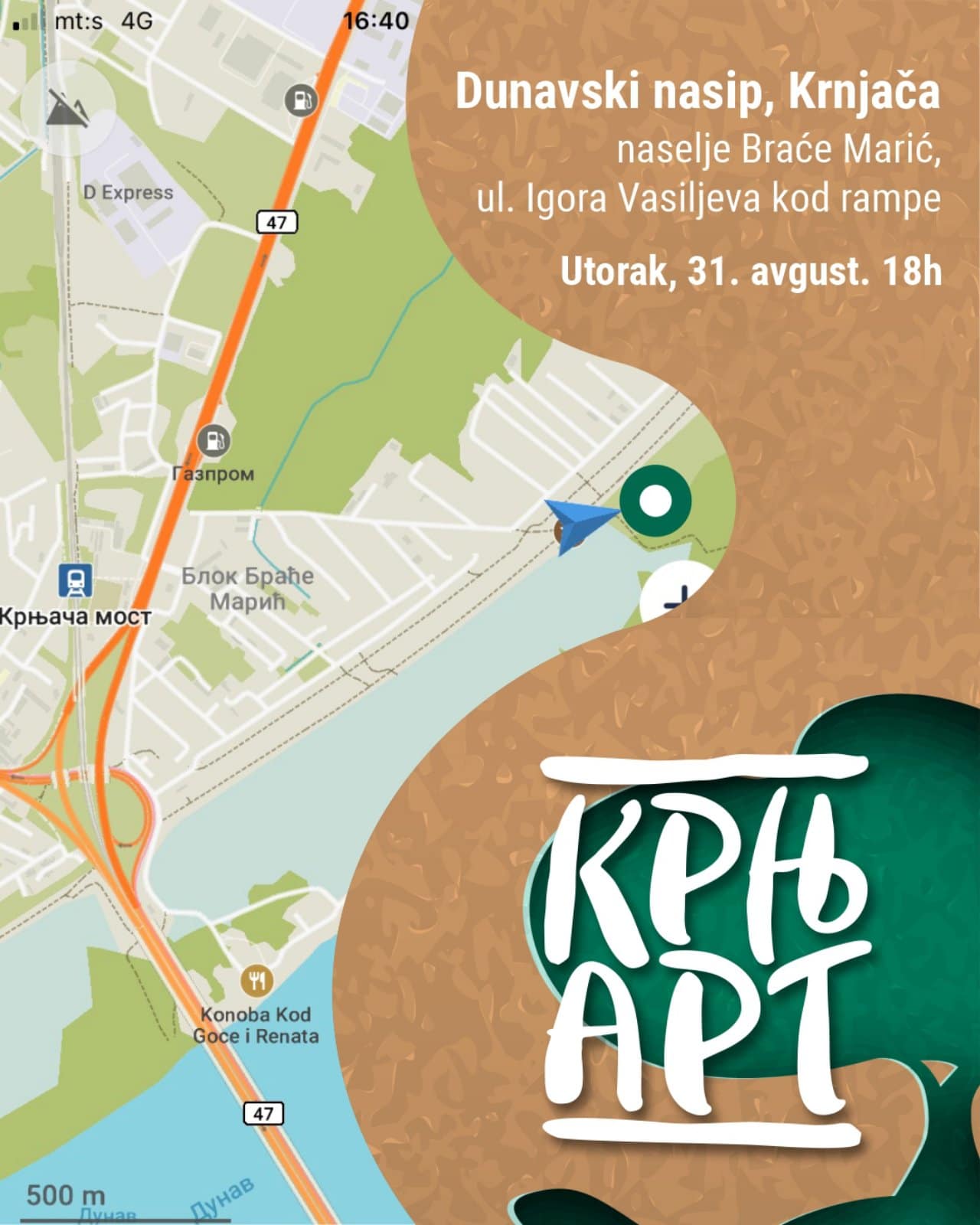 Prenos prvog festivala Krnjart na Fejsbuk stranici Danasa 31. avgusta od 18 časova 3