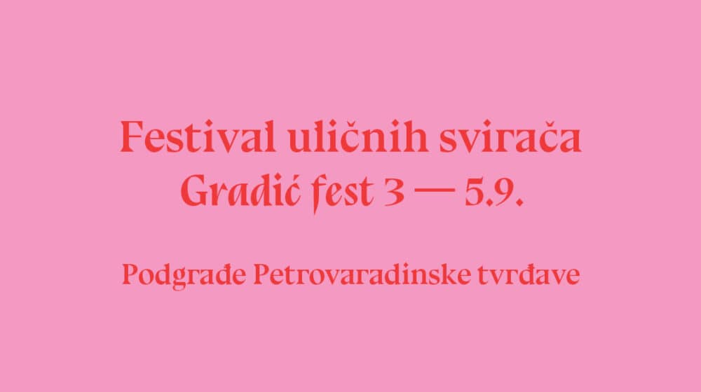 Festival uličnih svirača od 3. do 5. septembra u podgrađu Petrovaradinske tvrđave 1
