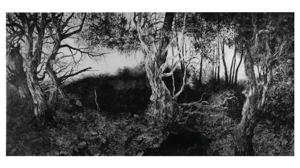 Izložba slika Željka Radovića u kragujevačkom Malom likovnom Salonu 1