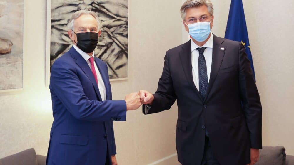 Plenković i Bler u Zagrebu o svetskim krizama i ekonomiji 1