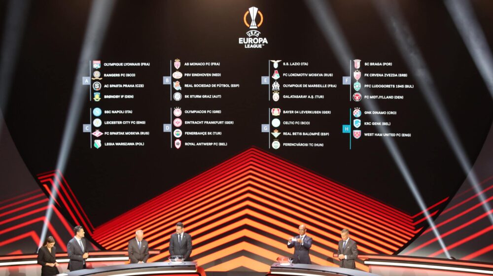 Zvezda u grupi Lige Evropa protiv Brage, Ludogoreca i Mitjilanda 1