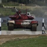 Vojska Srbije u polufinalu tenkovskog biatlona, na poligonu kod Moskve 3