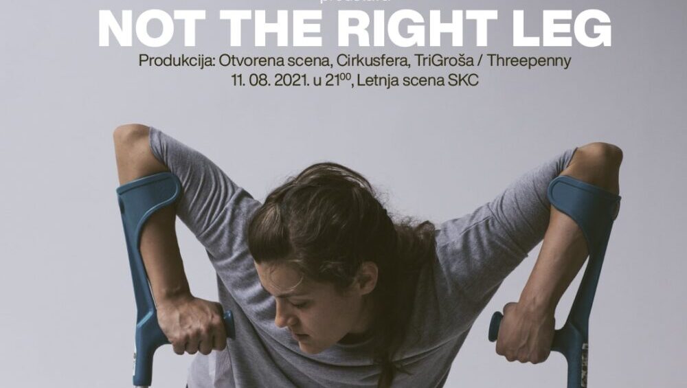 Predstava „Not the right leg” na Letnjoj sceni kragujevačkog SKC-a 1