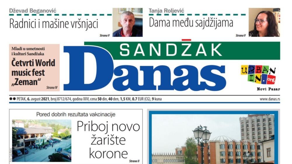 Sandžak Danas - 6. avgust 2021. (PDF) 1