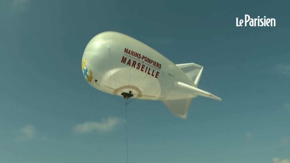 Francuski vatrogasci prvi u Evropi koriste balon u borbi protiv požara 1