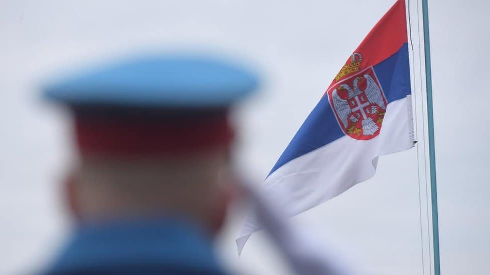 Srbija, gardista, zastava