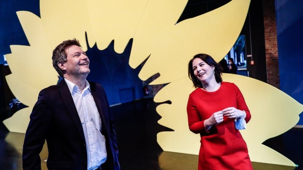 Nemačka i izbori: Analena Berbok - ko je žena koja bi mogla da postane nova kancelarka 2 Robert Habeck and Annalena Baerbock