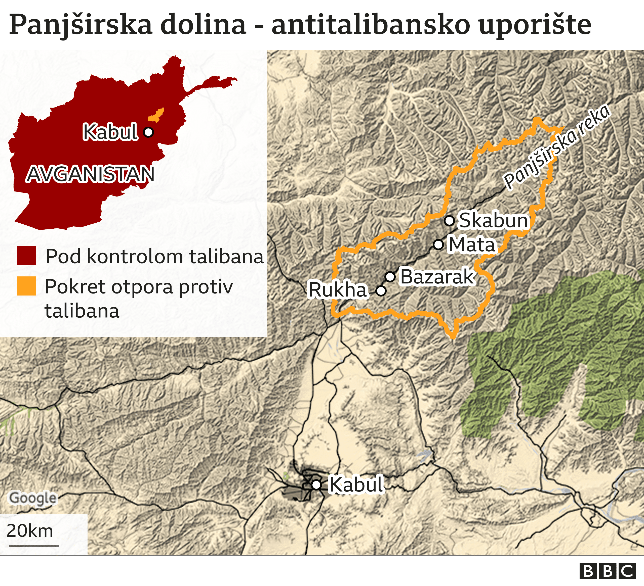 Avganistan: Ko kontroliše Panjširsku dolinu - talibani kažu da su zauzeli, borbe se nastavljaju, tvrde pripadnici otpora 3 Avganistan