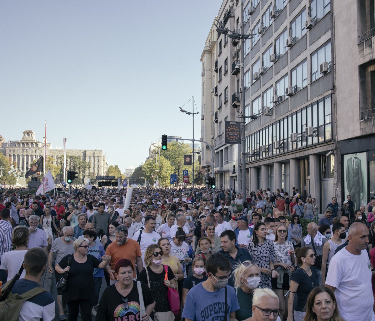 Protest Ustanak za opstanak i Beograd: Pištaljke i blokada saobraćaja za očuvanje prirode 3 Ekološki ustanak