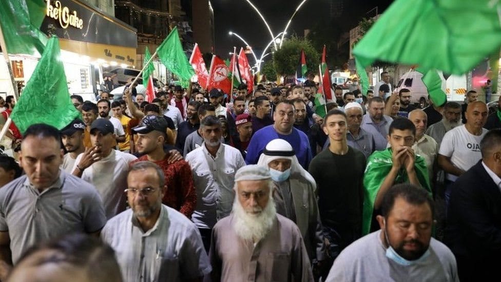 Palestinians celebrated the escape, with militant groups describing it as a "heroic act"