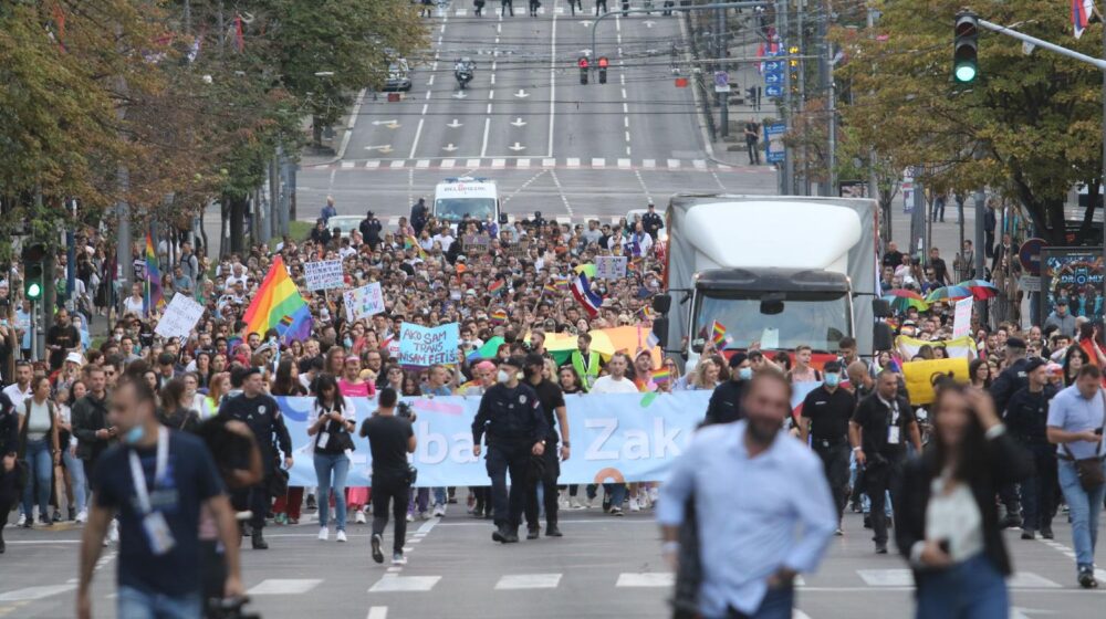 Nekoliko hiljada učesnika na Prajdu u Beogradu, Bekvalac: I ja sam deo LGBT zajednice 1