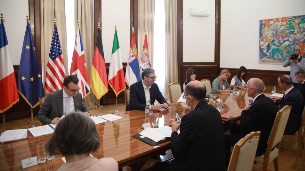 Ambasadori Kvinte na sastanku s Vučićem zatražili deeskalaciju krize na severu Kosova 1