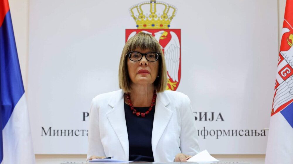 Maja Gojković: U Srbiji oko 2.400 medija, svaki građanin može da bira izvor informacija 1