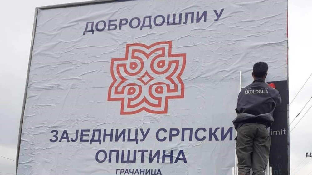 Privedena i puštena trojica Srba zbog postavljanja bilborda „Dobro došli u ZSO“ 1