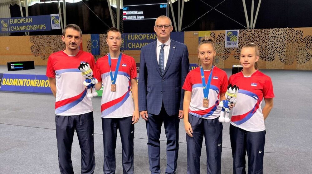Srbija osvojila bronzu na Evropskom prvenstvu u badmintonu za igrače do 17 godina 1