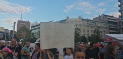 Antiglobalistički skup u Beogradu: Protiv prisilne vakcinacije i propusnica 8