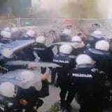 Objavljen snimak bacanja molotovljevog koktela na policiju u Crnoj Gori (VIDEO) 9