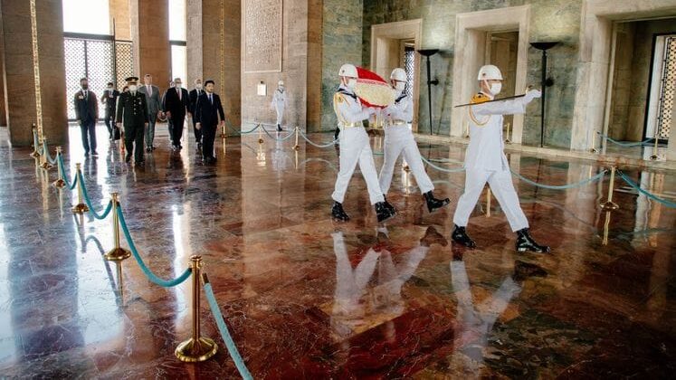 Počasna garda za Abazovića u Ankari 1